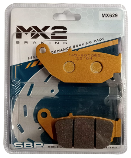 BALATAS DE DISCO TRASERA MX2 P/ INVICTA 150 CB 125