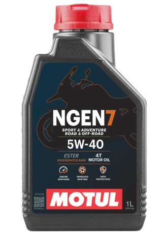 ACEITE MOTUL 4 TIEMPOS NGEN 7  5W40 1LT 100% SINTETICO