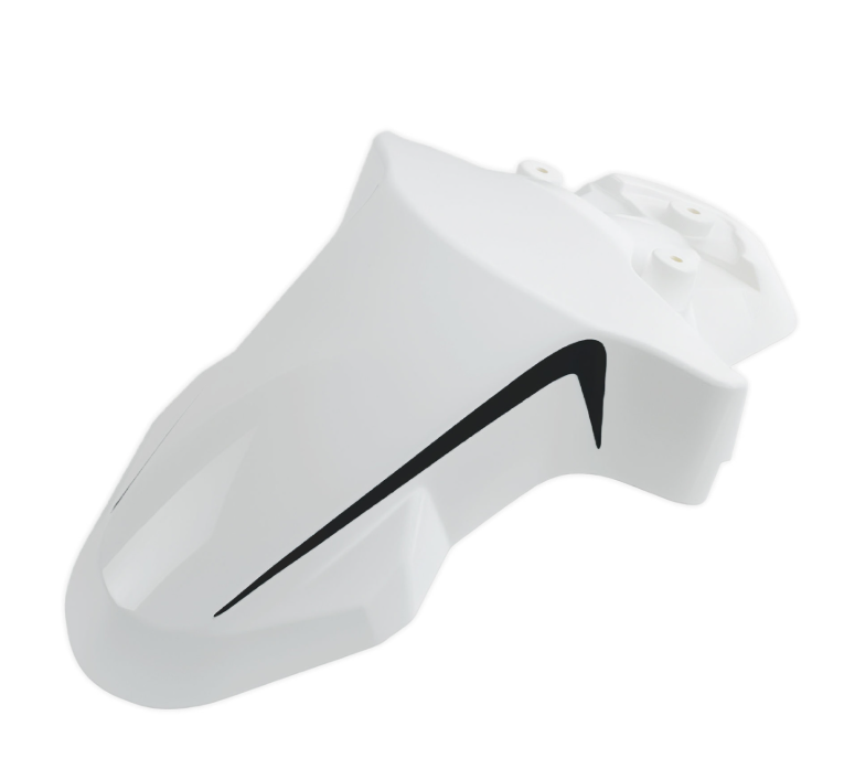 SALPICADERA DELANTERA P/ WS 150 SPORT COLOR BLANCO AZUL