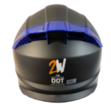 CASCO ABATIBLE FURY BLUE 2W TALLA S COLOR NEGRO MATE