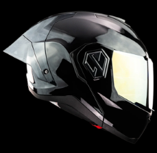 CASCO KOV ABATIBLE ALPHA TALLA S COLOR NEGRO